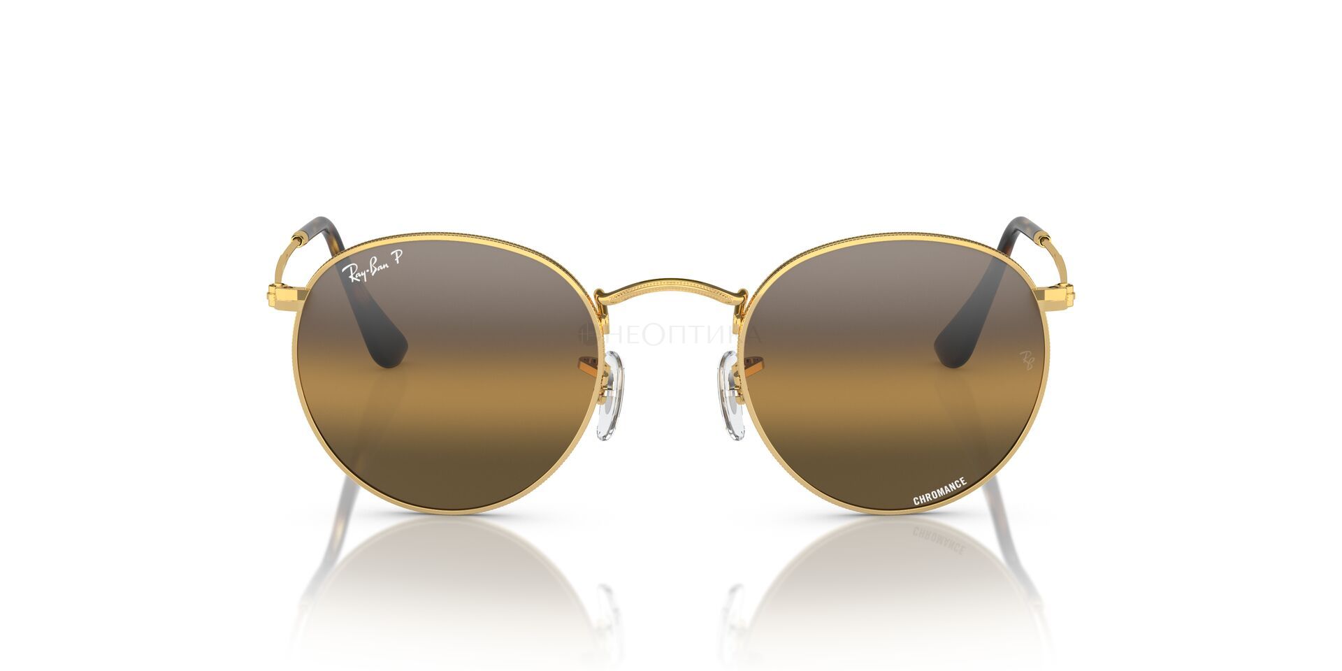 Солнцезащитные очки Ray-Ban ROUND METAL 0RB3447 001/G5 50
